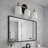 Meadows 3 Lights Armed Sconce White Frosted Glass Satin Brass Finish