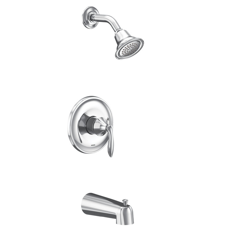 Eva Eco Performance Tub and Shower Faucet, Chrome