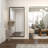 Metal Tall Minimalistic Black Floor Mirror