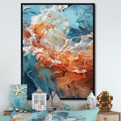 «Jafus Beach Photo Oceanic Rhythms III», reproduction sur toile