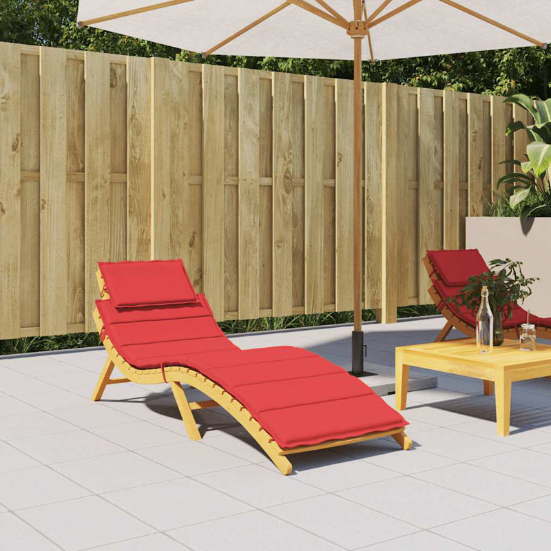 Coussin de terrasse pour l'extérieur Sun Sun, Tissu - Rouge