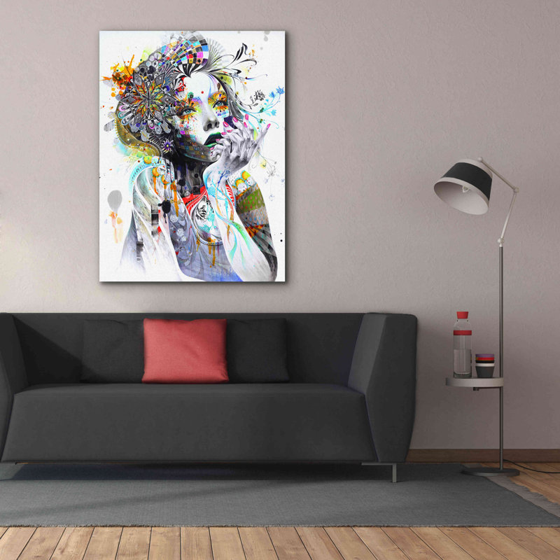 «Circulation» par MinJae, estampe numérique sur toile, L 40 po x H 54 po