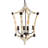 Alanna 4 - Light Geometric Chandelier