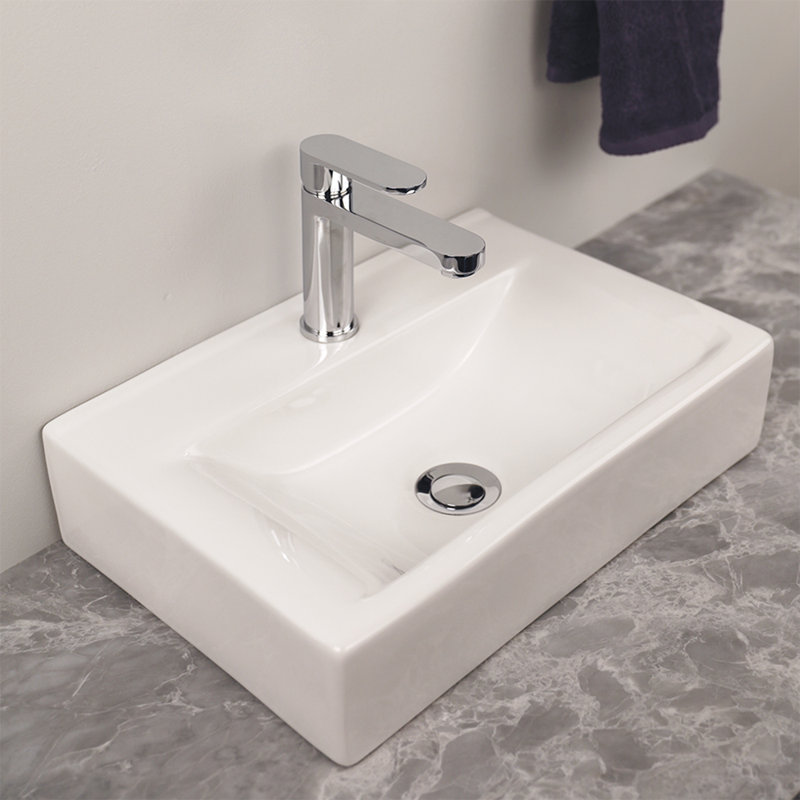 Spring 17.88'' W Single Vanity Top, Single Hole Faucet