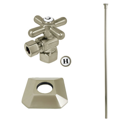 Kingston Brass Trapeze Traditional Plumbing Toilet Trim Kit With Flange