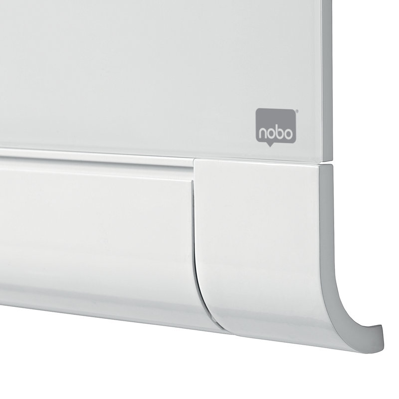 Wall Mounted Magnetic Glass Board, 71.1cm H x 126.4cm L