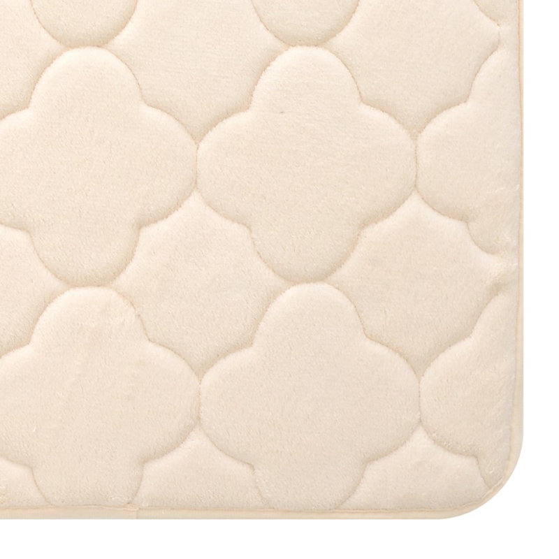 Tapis pour salle de bain Deleo, Angora, l 21 po x L 34 po