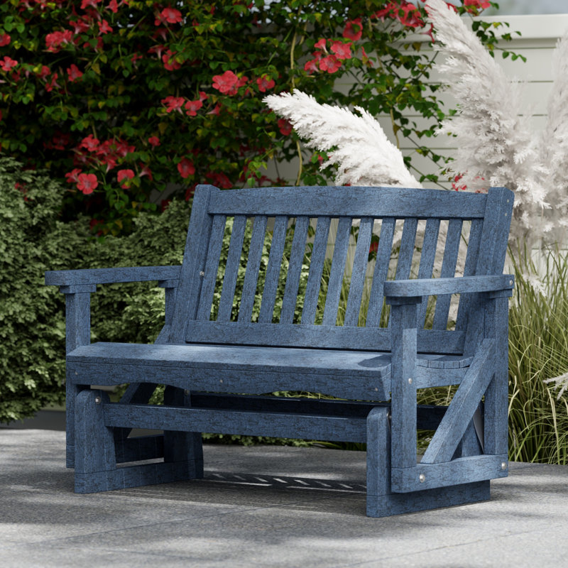 Fauteuil oscillant classique Mission, Bleu patriote