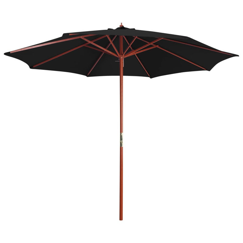 Nix 300cm Market Parasol, Black