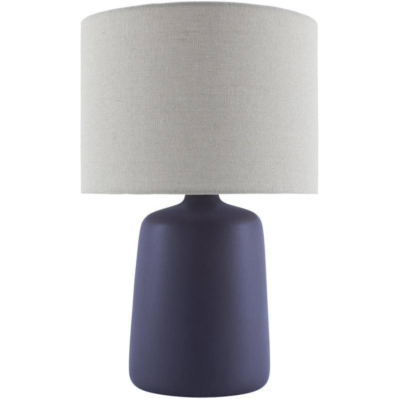 Pramit Accent Table Lamp, Blue