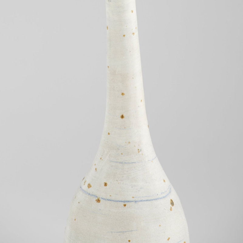 Gannet Handmade Ceramic / Porcelain Table Vase, 22" H x 4.5" W x 4.5" D