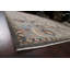 Tapis oriental bleu / noir en laine