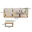 Rimasha 3 Seater Wooden Garden Sofa Set with LED Premium Parasol-943535625-964180200