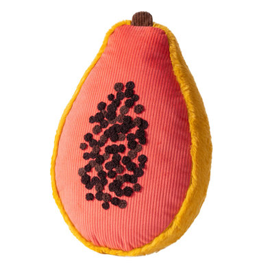 Papaya Shaped Decorative Throw Pillow, Cute Plush Cushions