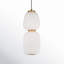 Kace 2 Light Glass Dimmable LED Pendant