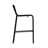 Jazavian Modern Commercial Grade 2 Slat Indoor/Outdoor Steel Bar Stool-1734209457