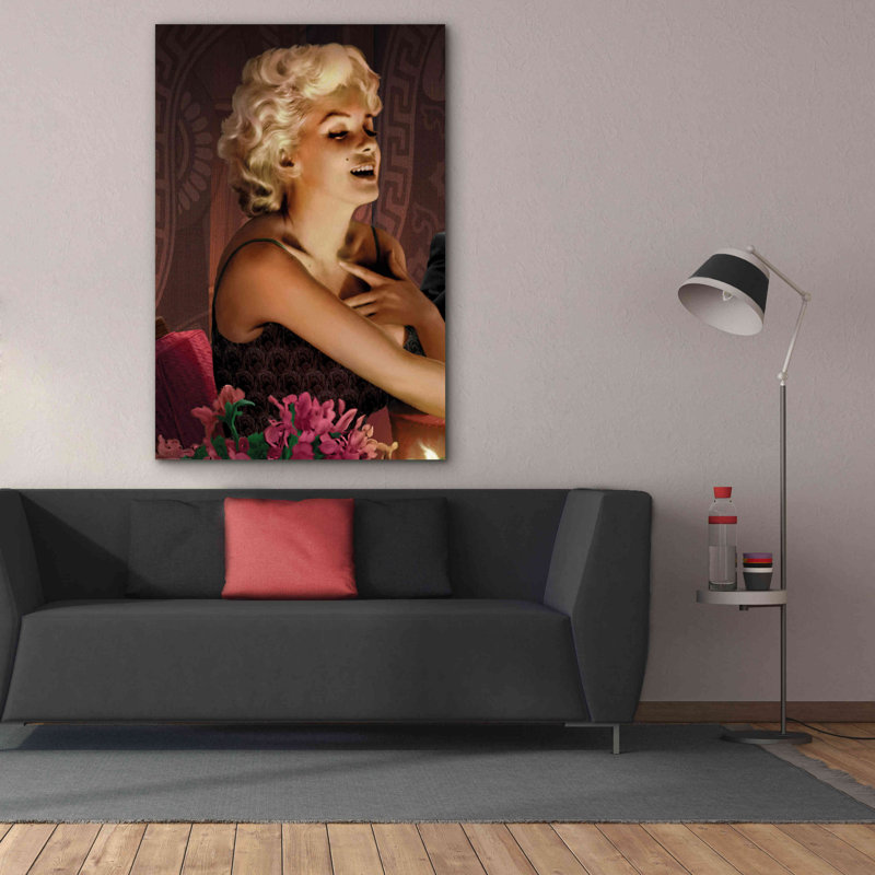«Marilyn's Touch» par Chris Consani, art mural sur toile, H 60 po x l 40 po x P 1,5 po