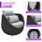 Jio Patio Fully Assembled 1 Person Altuminum Frame PVC-coated polyester Rope Outdoor Patio Chair with Cushions-1125450514-1124730899
