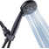 High Pressure 6-Setting 3.5" Chrome Face Handheld Shower with Hose for the Ultimate Shower Experience!