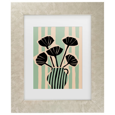 Bolog Treechild Stripedstilllifeno1 Fullsize Matted Framed Art