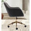 Akeelah Faux Fur Office Chair