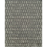 Geometric Area Rug in Gray