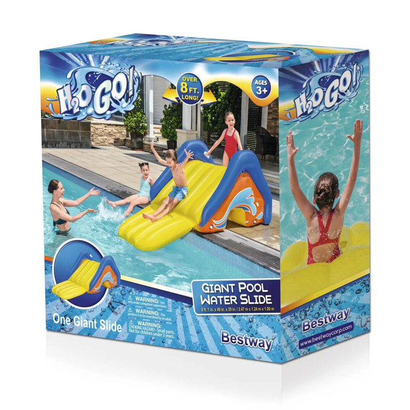 Plastic Novelty Inflatable Pool 39.37'' H x 48.82'' W x 97.24'' L