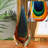 Teardrop-Shaped Glass Desk Decor – 1PC, Elegant Accent For Bedroom, Study, Or Office