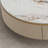 Light luxury round rock table combination