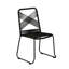 Chaise d'appoint de patio empilable Ahlem-1299828393
