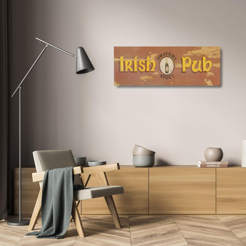 Brouillon de pub irlandais Stout ISI-IDM012, H 9 po x l 24 po