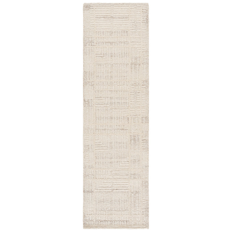 Laine touffetée à la main Harvest; Tapis d'intérieur en coton, Rond 6 pi 0 po x 6 pi 0 po