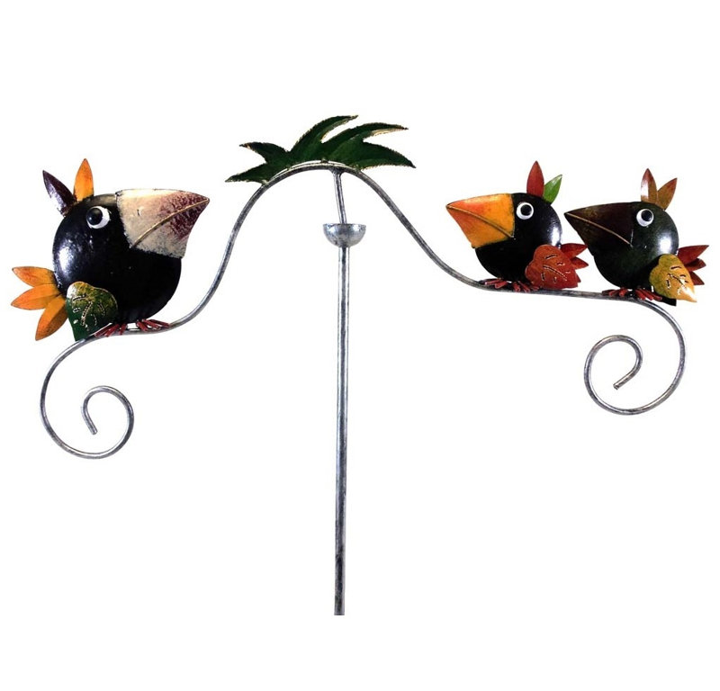Bird Weather Resistant Metal Garden Statue