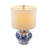 D12x19.3" Blue And White Ceramic Vase Lamp