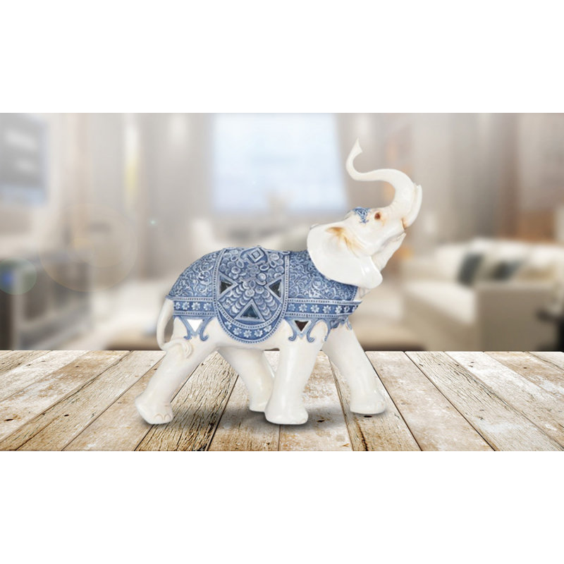 Figurine d'éléphant H 12,5 po Alceste