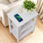 Ensemble de 2 tables de bout avec station de charge-1251798795