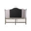 Grand lit velours et finition platine antique-1158138316