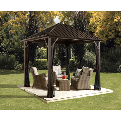Sojag Outdoor Dakota Hardtop Gazebo Outdoor Sun Shelter