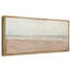 «Coastal Beach Serene Shoreline Abstract Beach», reproduction sur toile encadrée-111375450-98042524