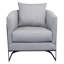 Fauteuil demi-tonneau en polyester de 30,5 cm de large Bemott-29832529
