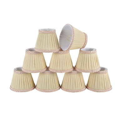 4'' H Gauze Textured Fabric Empire Lamp Shade