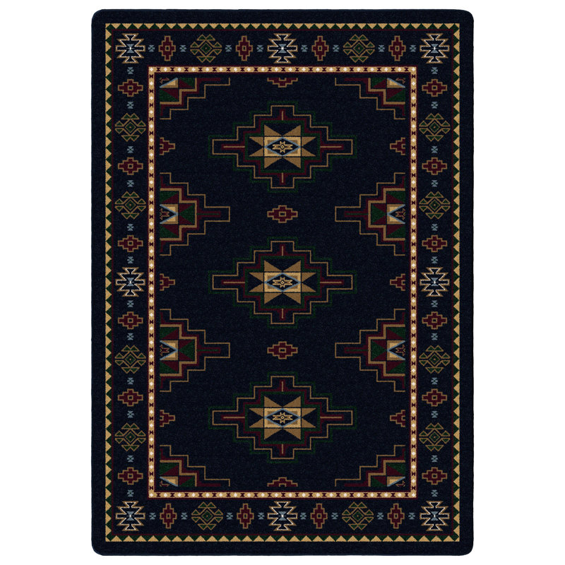 Tapis saphir Alminus Signature Star, Rectangle 7 pi 8 po x 10 pi 9 po