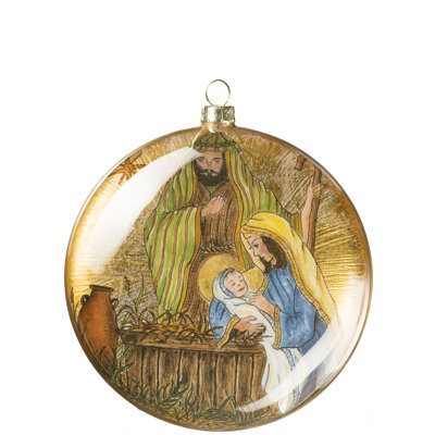 Rosanna 5'' Glass Ball Ornament
