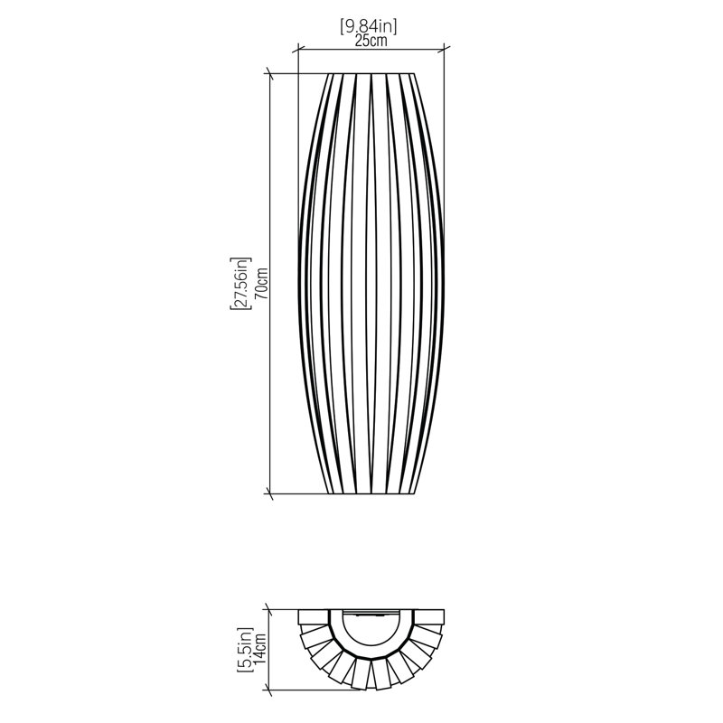 3 - Light Flush Mounted Sconce, Organic Gold