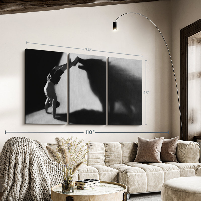 " Workout ", 48" H x 74" W