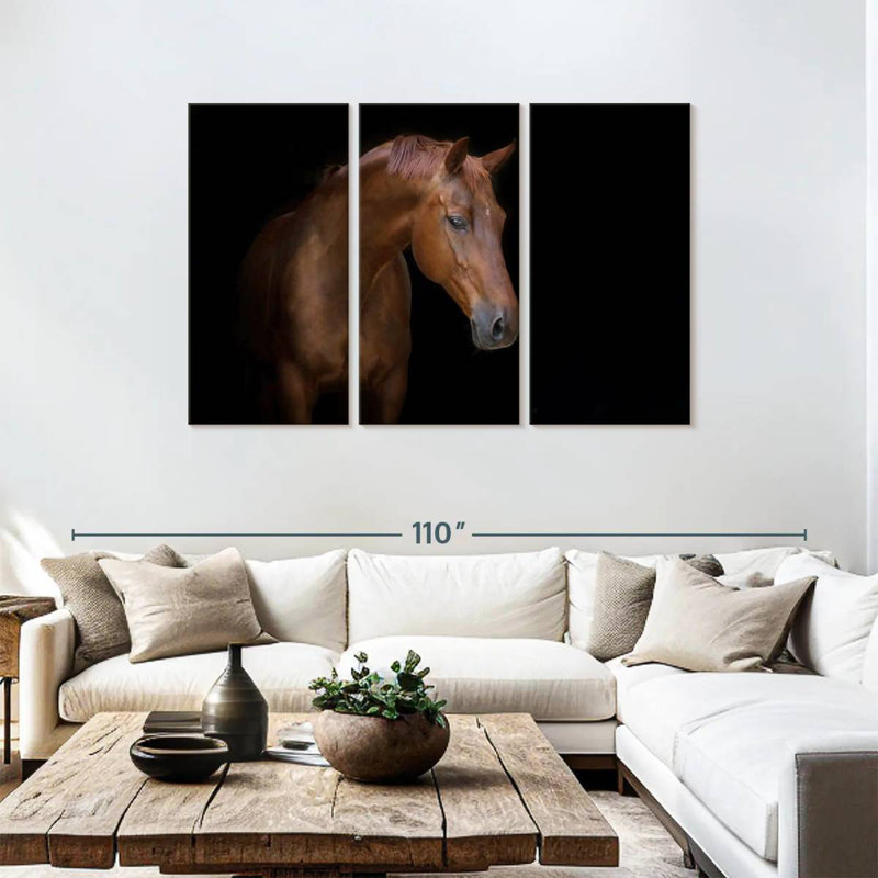 Brampt A Horse, 48" H x 74" W