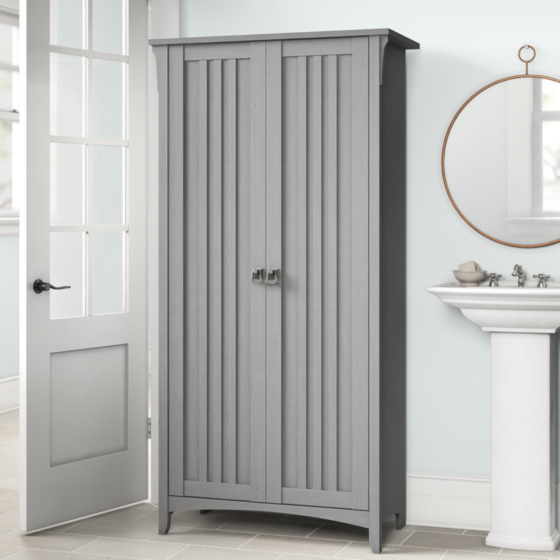 Pernell Bathroom Cabinet, Cape Cod Gray