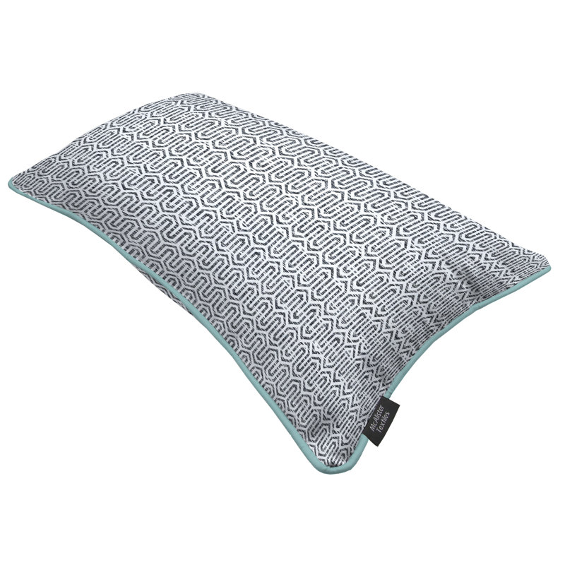 Epichio Geometric Black Rectangular Cushion Cover, 30 x 50cm