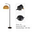 162.5cm Black Arched Floor Lamp