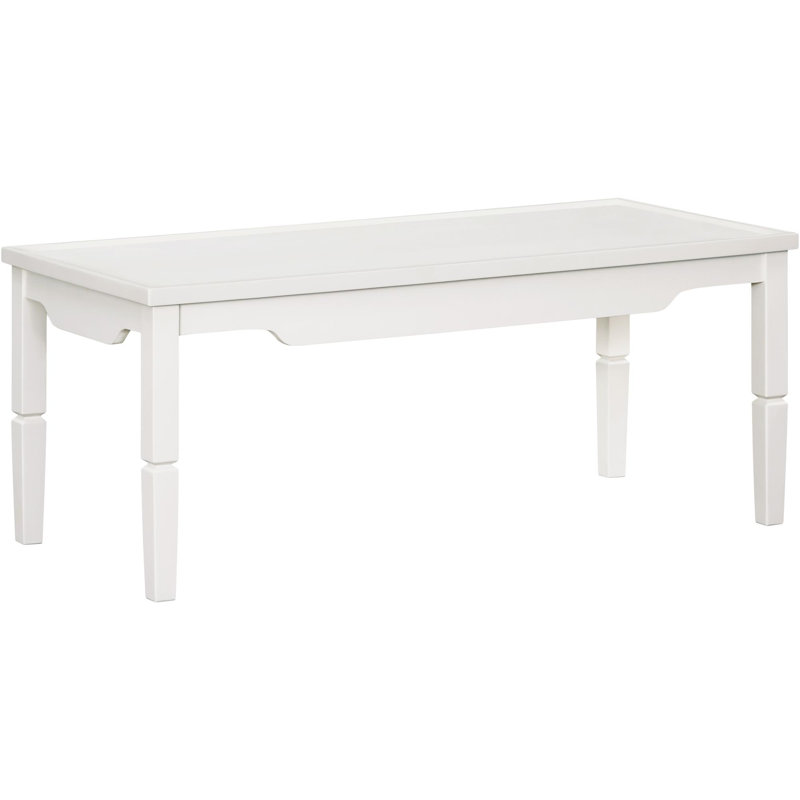 Table basse Becki Owens X Livabliss Doheny, Blanc / Blanc